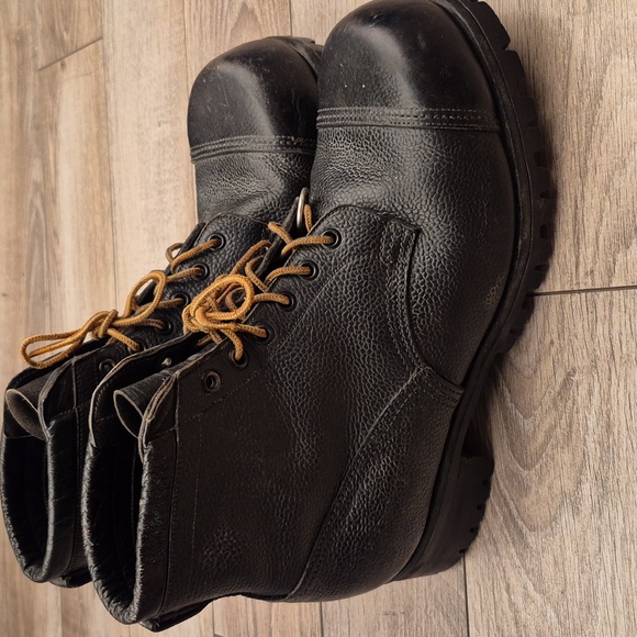 1950s British Military WW2 Era Leather Itshide Commando Sz 8 Mens Boots VTG RARE main image 10